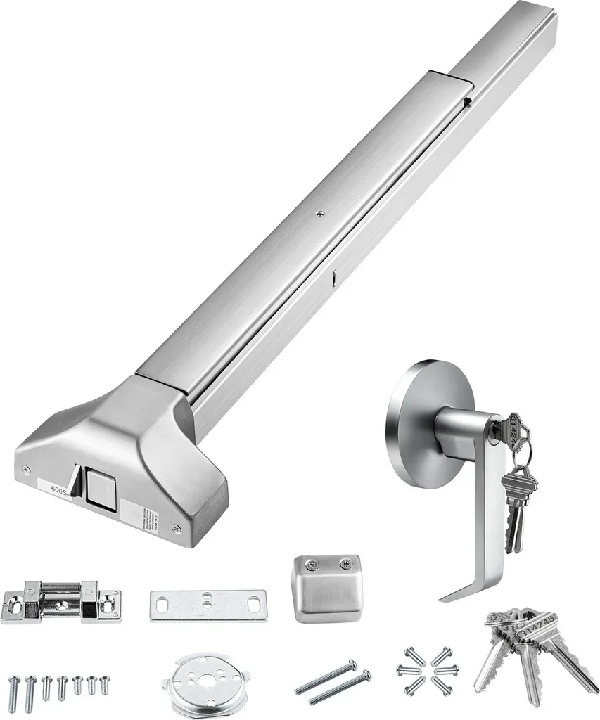 Anti-panique inox : solution de sortie sécurisée pour portes bois/métal