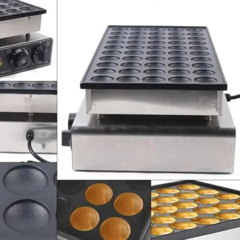 Machine poffertjes compacte 50 empreintes avec plaque antiadhésive - 7