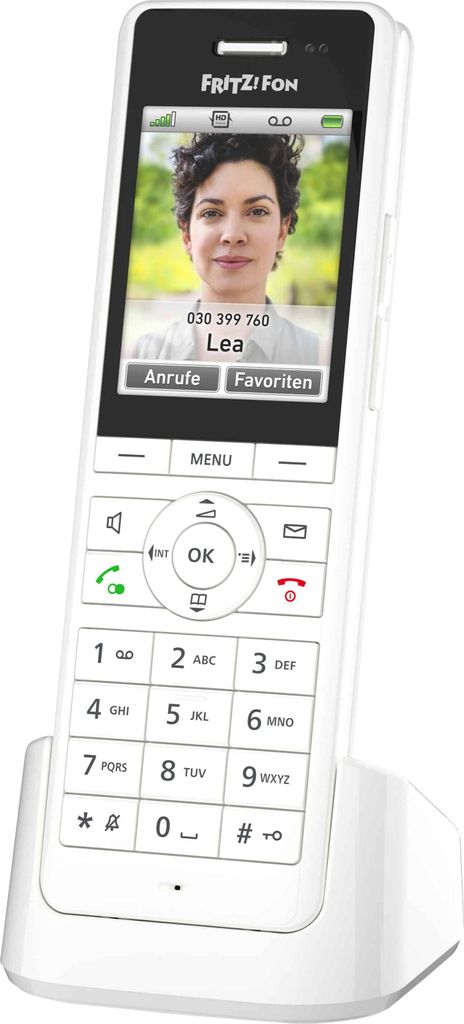 AVM FRITZ!Fon X6 DECT-Telefon, Weiß, für FRITZ!Box, Produktbild 