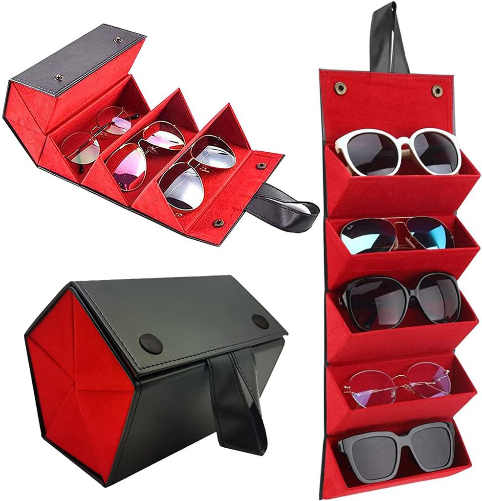 2 Pack Brillenhalter für Auto Sonnenblende, Auto Brillenablage, KFZ  Sonnenbrillenhalter, Auto Brillenhalter, Aufbewahrung Halterung  Selbstklebend für Brillen im Auto Brillenetui Ablagebox (Schwarz) :  : Auto & Motorrad