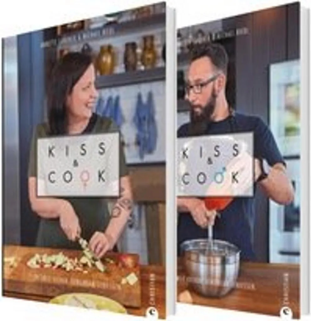 Livre de cuisine Kiss & Cook 2 Bände : Duo de recueils gastronomiques