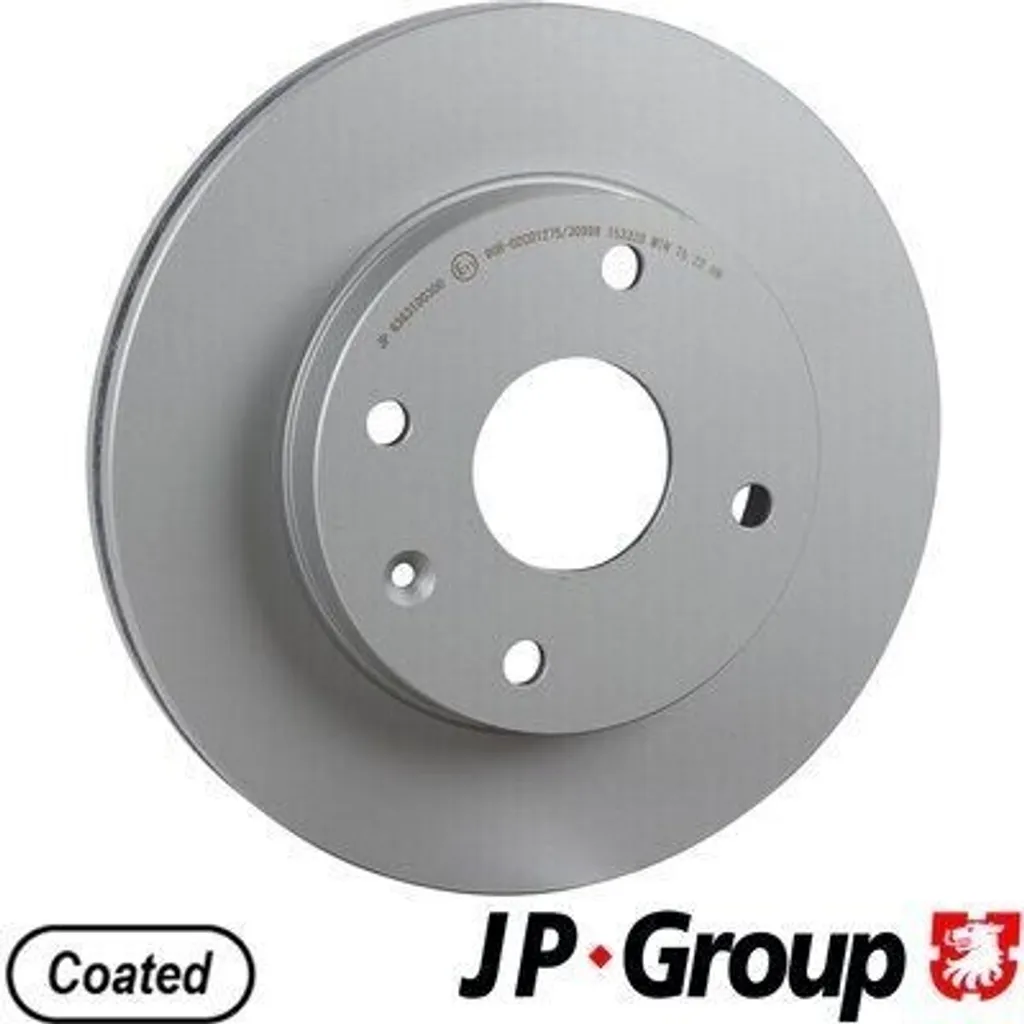Disque de frein ventilé 256mm JP GROUP 6363100300 Chevrolet Nubira
