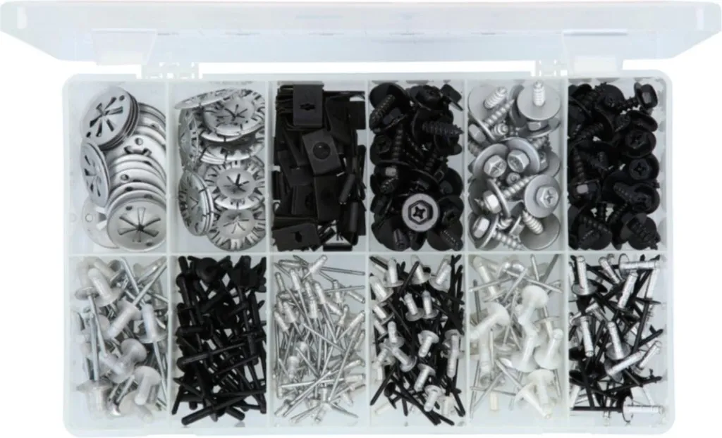 Assortiment de 400 clips de fixation rapides KS TOOLS 420.0915 robustes
