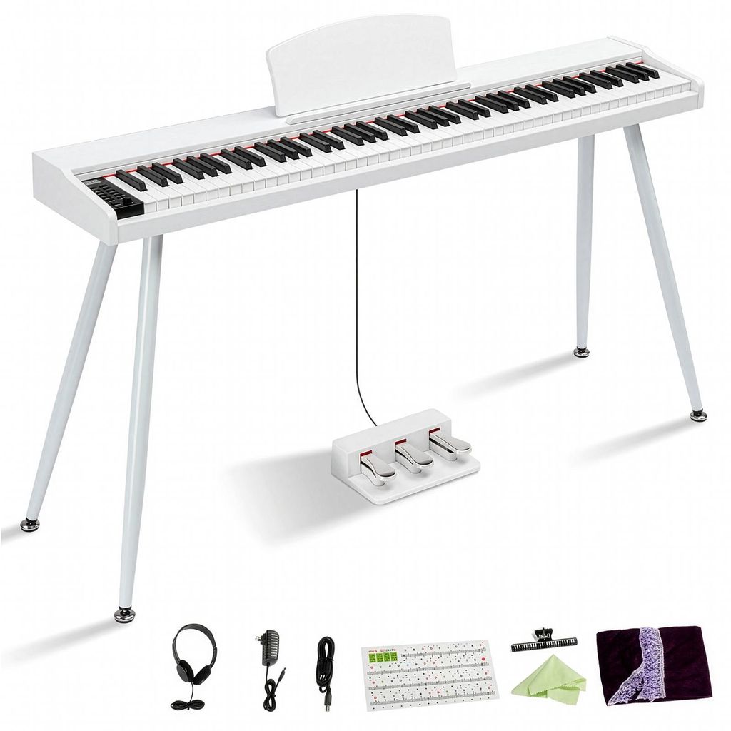 FCH 88-Tasten E-Piano halbgewichtete Tasten, Digital Produktbild 