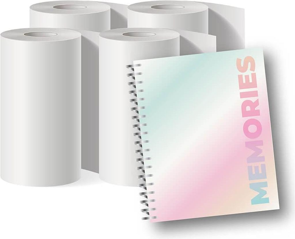 MOB Pixprint Nachfüllpackung, 4 Rollen, inkl. Erinnerungsbuch und Aufkleber
