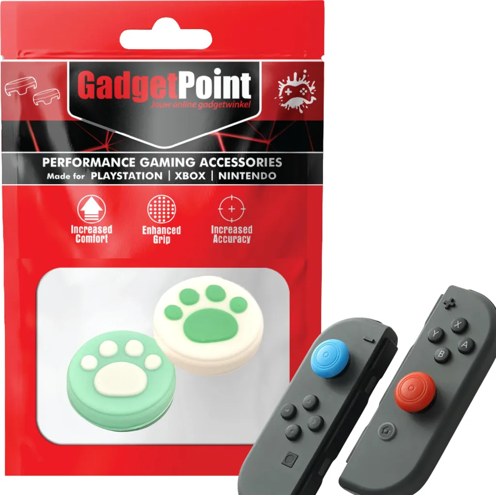 Personalizza la tua Switch: Thumb Grips Verde e Bianco Style