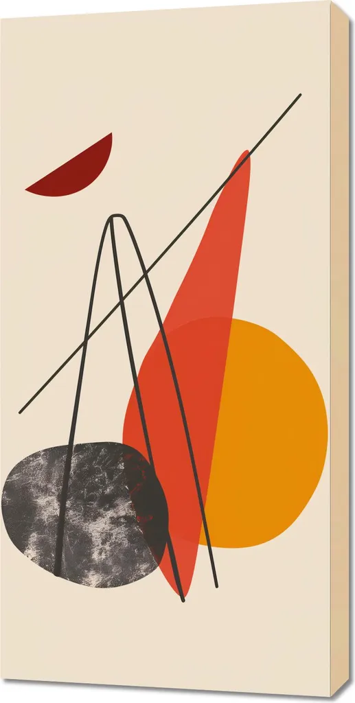 Quadro 50x100 cm Forma armoniosa