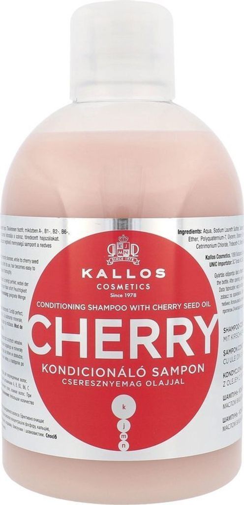 Kallos Cherry Conditioning Shampoo 1000 ml Produktbild 