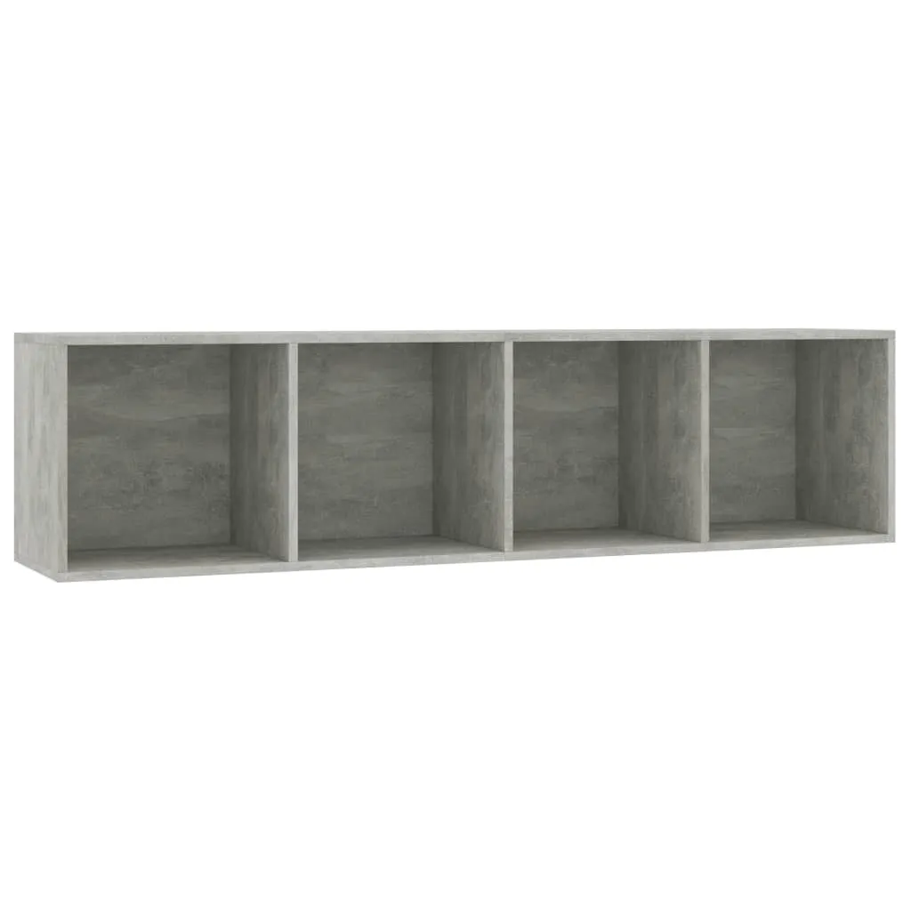 Mobile TV Soggiorno Grigio Cemento 143x30x36 cm vidaXL Moderno