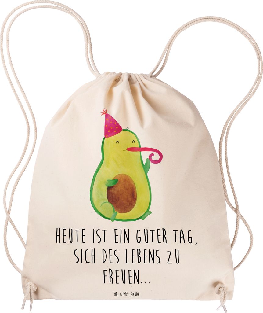 Mr. & Mrs. Panda Jutebeutel Avocado Feier - Transparent - Produktbild 