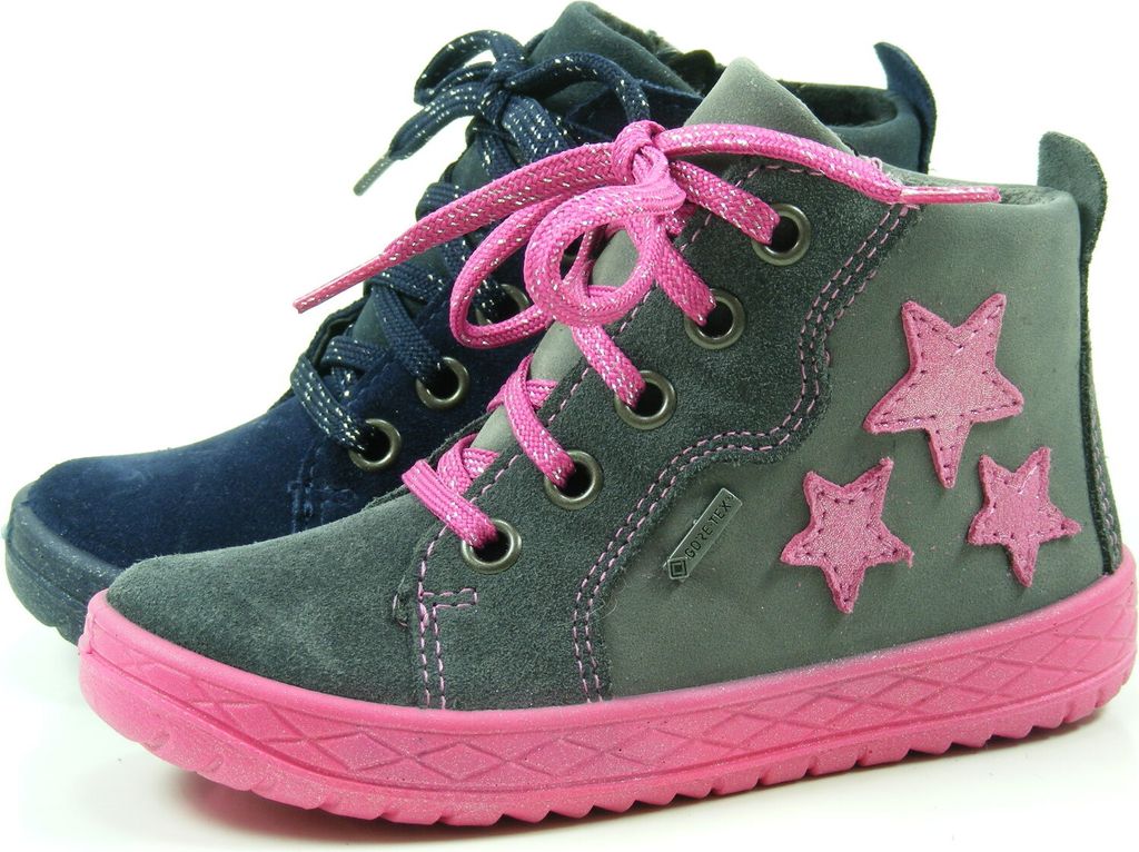 Superfit 1-00095 Mercury Kinder Sneaker Halbschuhe Mädchen Weite mittel GoreTex, Größe:27 EU, Farbe:Blau