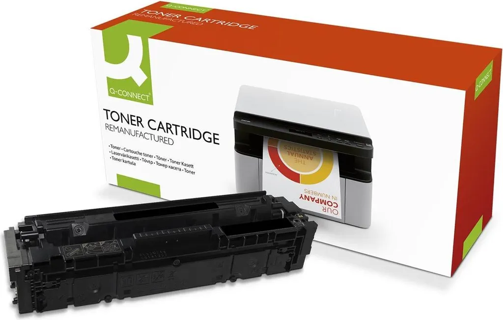 Toner laser noir KF17828 Q-Connect pour imprimante de bureau efficace
