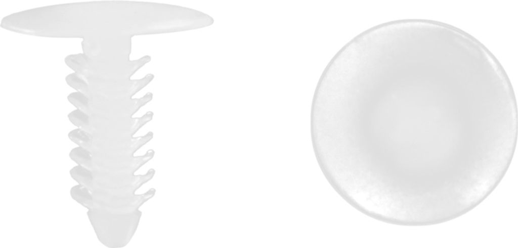 100 Stš¹cke Kunststoff 7,6mm Lochdurchmesser Auto Auto Schraube Verschluss Niet Halter Haube Clip de