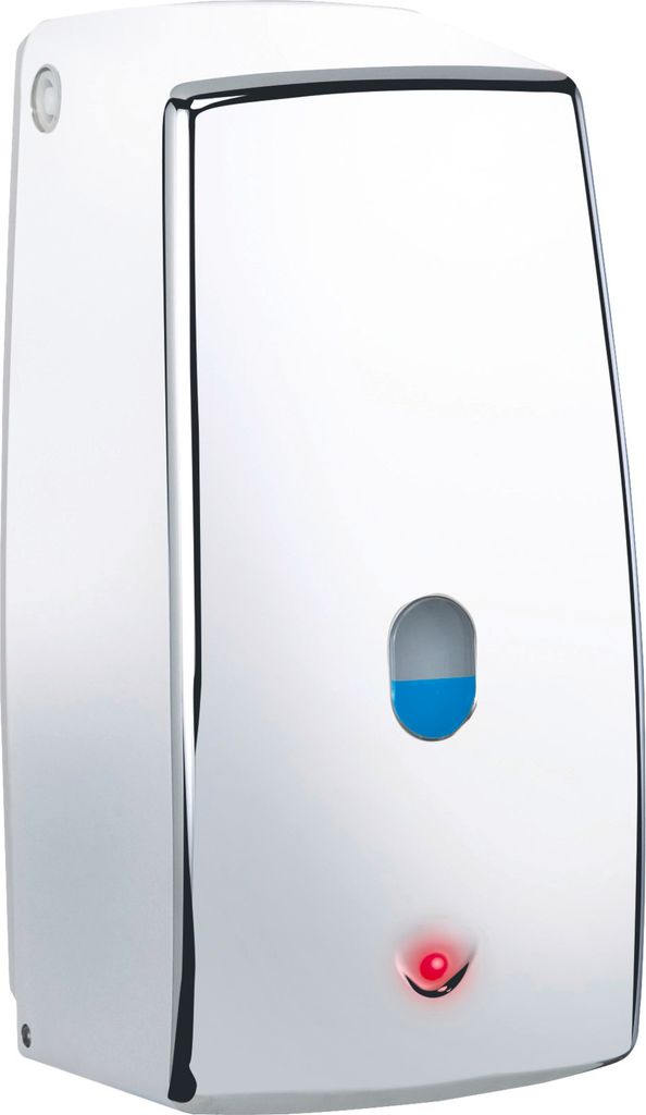 WENKO Seifen Spender Chrom 650ml Infrarot Sensor nachfüllb. Produktbild 