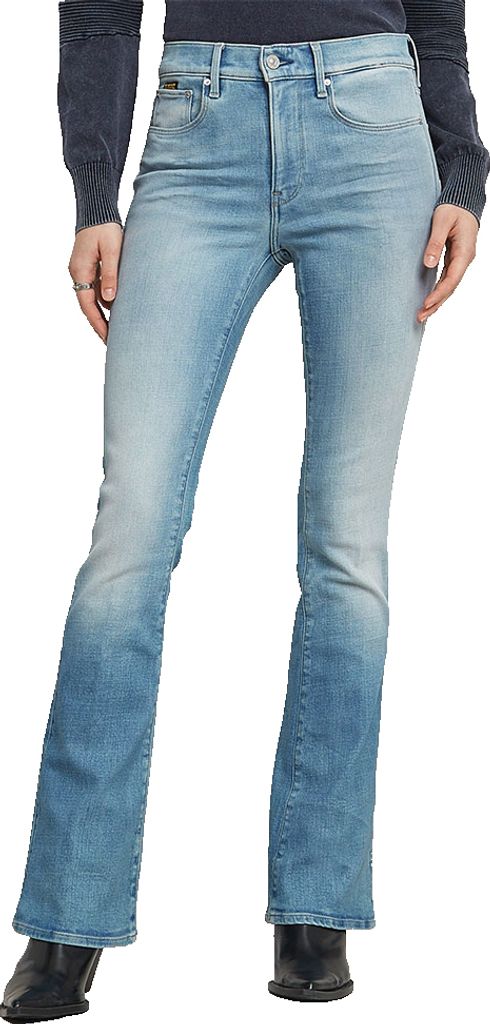 G-star 3301 Flare Jeans Blau 27 / 32 Damen Blau 27