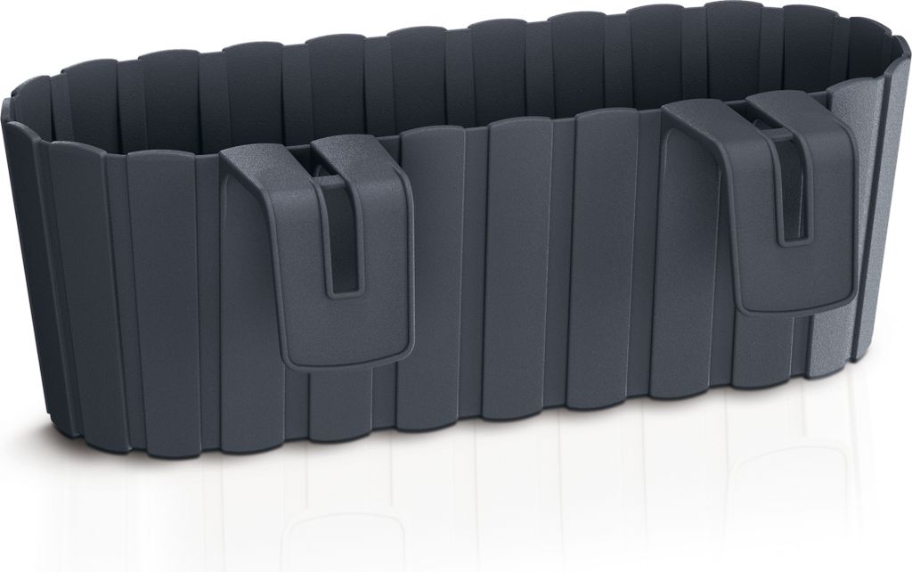 Balkon Blumenkasten mit Halterung 39 x 13 cm - 2er Set - Produktbild 3
