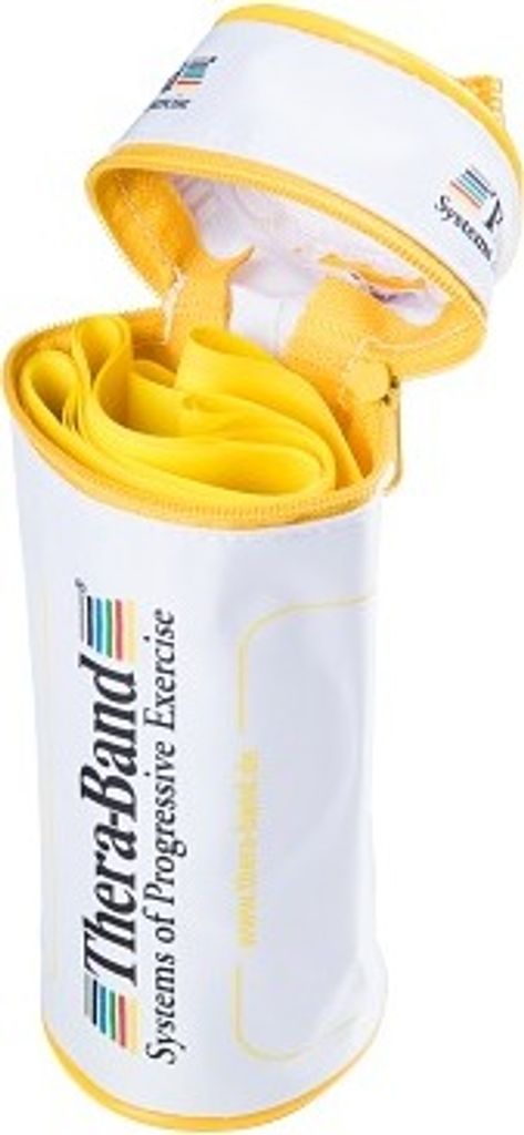 TheraBand 250 cm in Reißverschlusstasche, Gelb, leicht