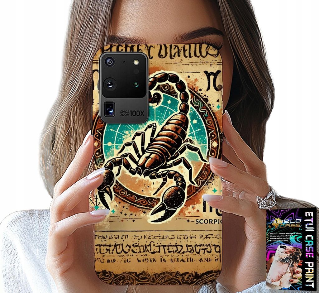 ETUI FÜR SAMSUNG GALAXY S20 Ultra - ZODIUM-Zeichen ZORPION ASTRONOMIE + DATEI