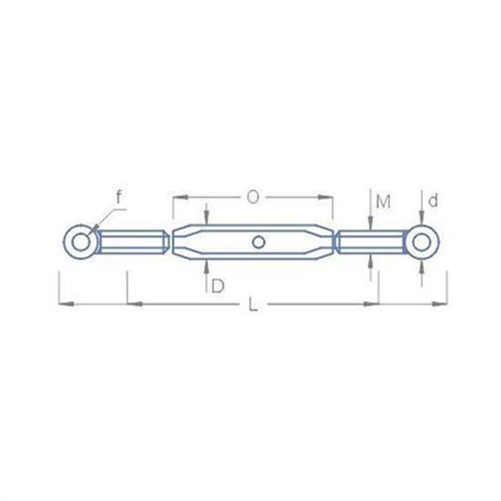 Krick Wantenspanner Ösenschrauben M1,4x9 mm (2)