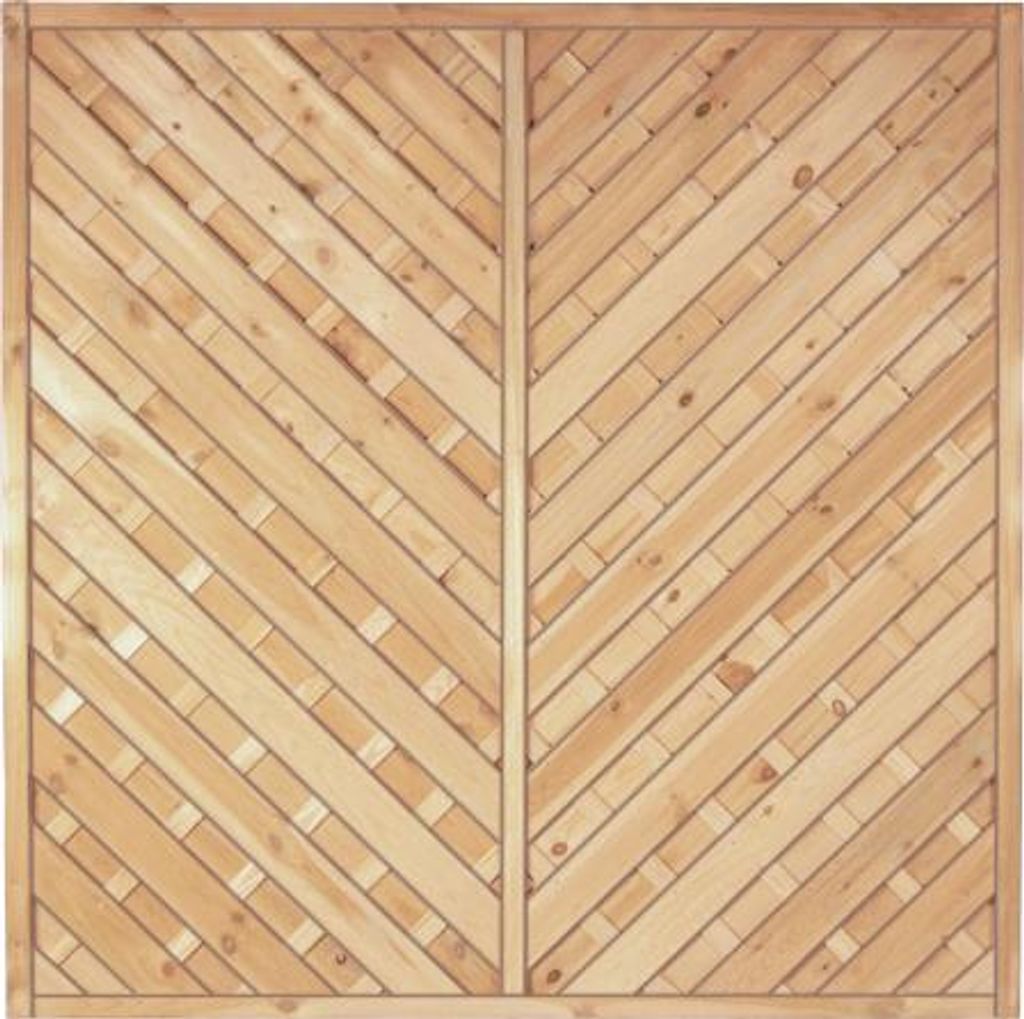 T&J MAXI DIAGONAL Lamellenzaun 180 x 180 cm