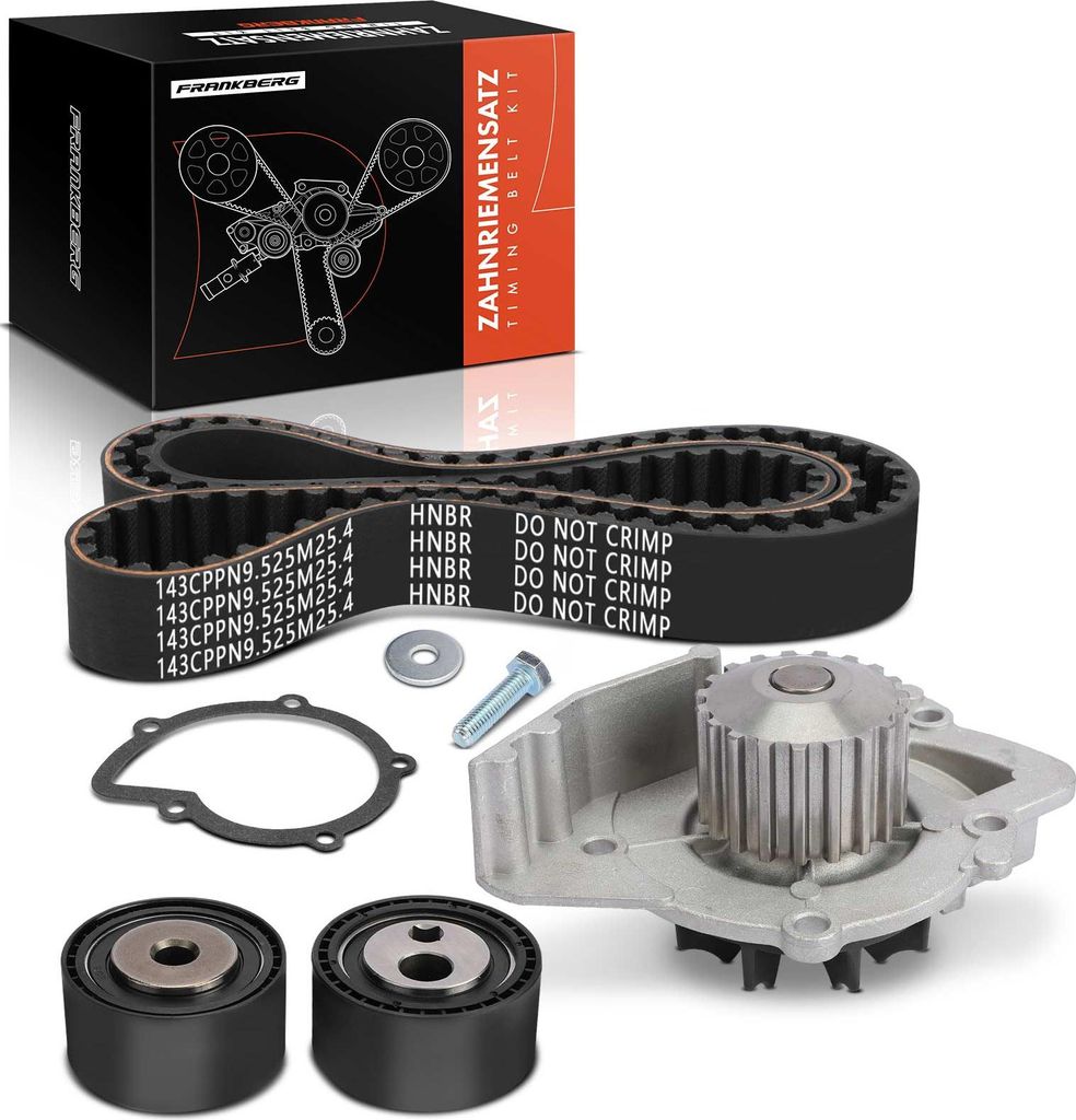 Frankberg 1x Zahnriemensatz Zahnriemen Wasserpumpe für Citroën C8 Jumper Peugeot 607 Boxer