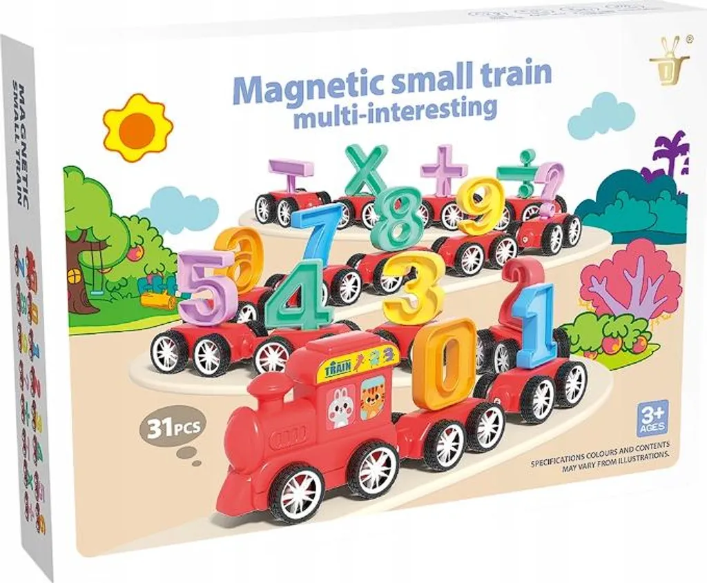 Activités Mathématiques Enfant : Train Magnétique pour Apprendre à Compter - 5