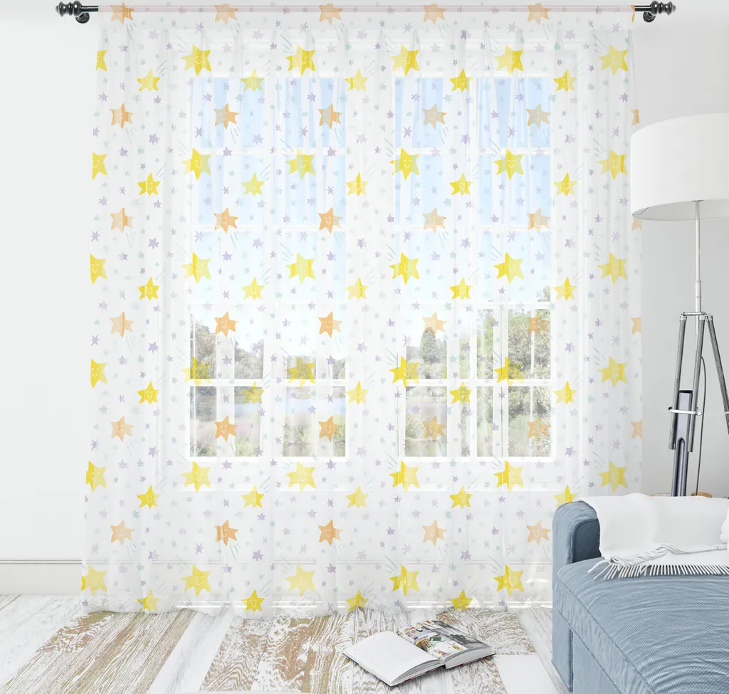 Acquista Arazzo ABAKUHAUS Stelle Pastello 160x274cm | Offerta Arredo