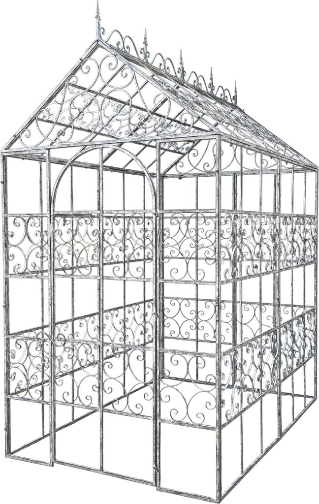 Pavillon Gartenhaus Käfig Eisen Replikat Retro Design Dekoration