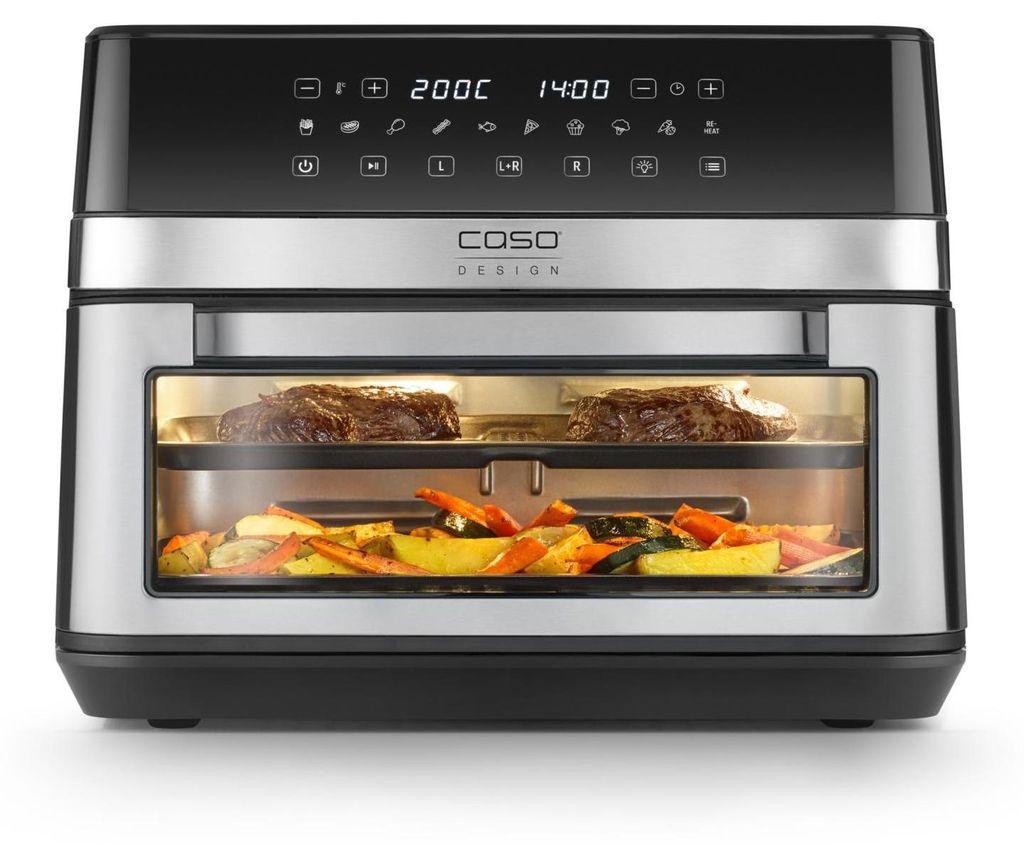 Caso 3186 AirFry Duo Chef, dubbele heteluchtfriteuse, Productafbeelding 
