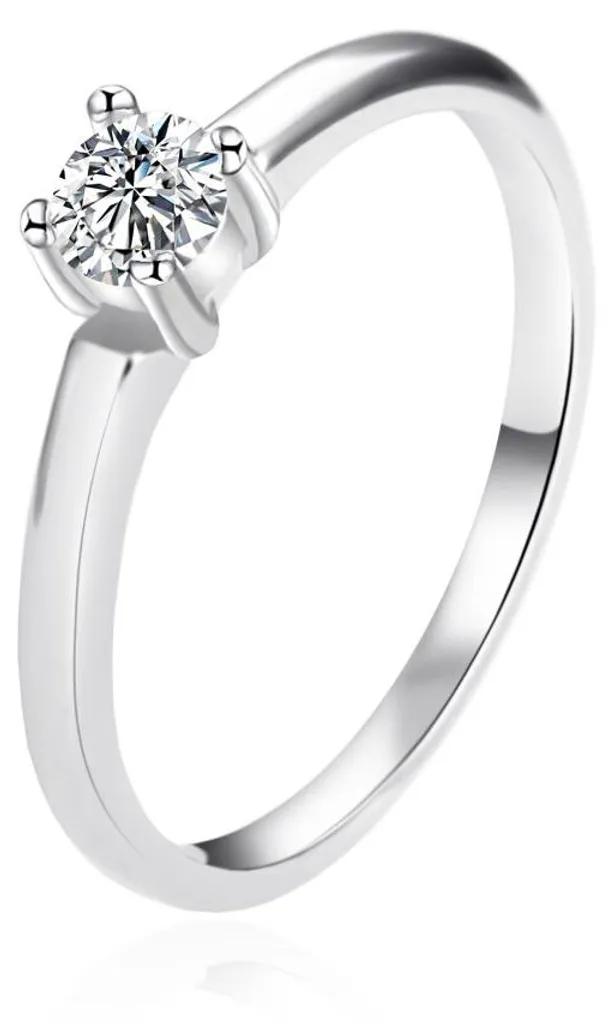 Bague élégante en argent pour soirée et mariage - Taille 60 mm