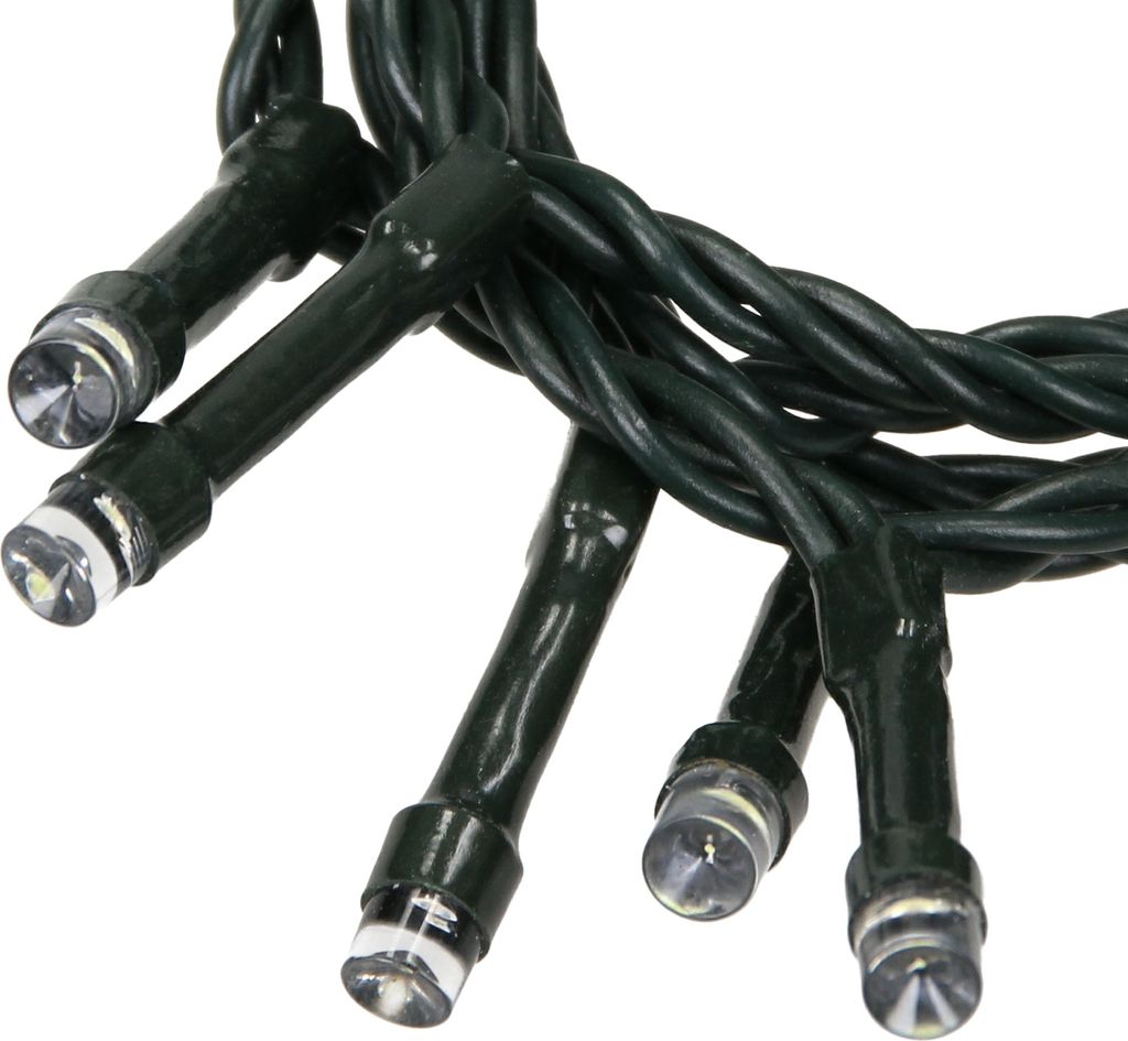 Svetelná reťaz LED s klastrom teplá biela číra 24 m IP44 Obrázok produktu 4