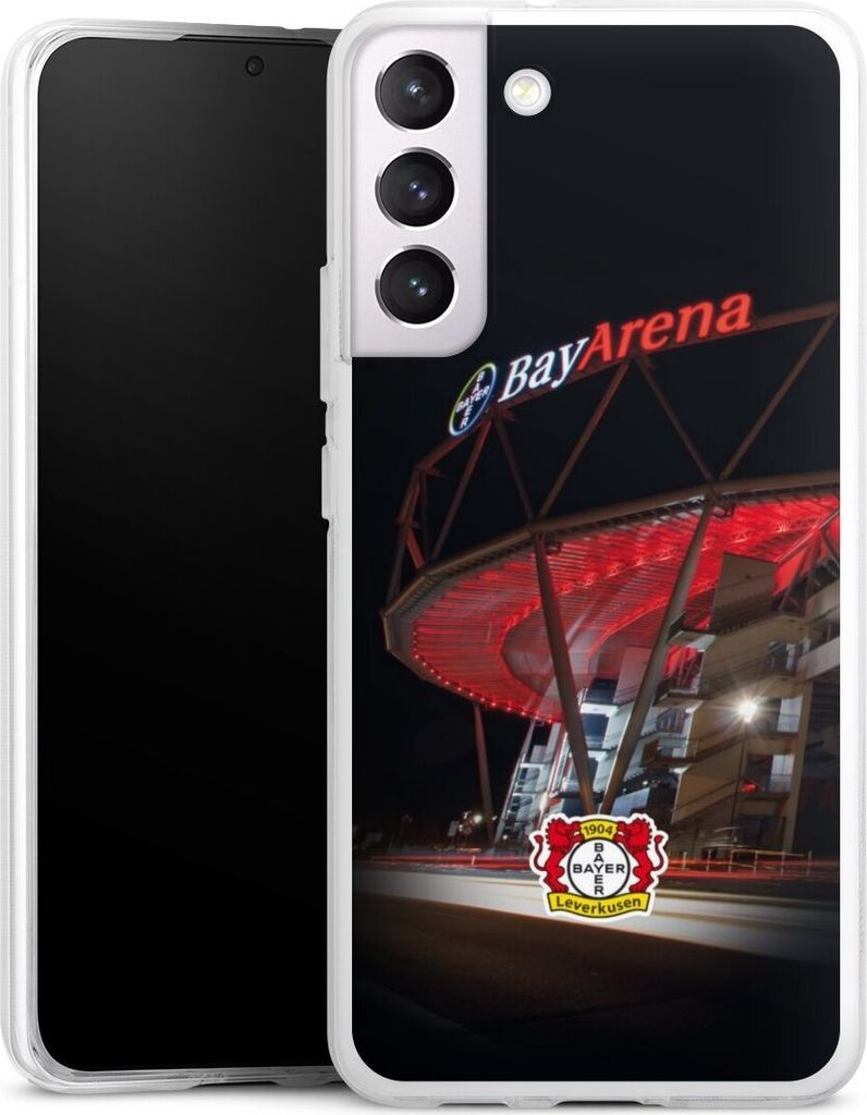 DeinDesign Handyhülle für Samsung Galaxy S22+ Silikon Hülle Case Smartphone Schutzhülle Bayer 04 Leverkusen Offizielles Lizenzprodukt Stadion