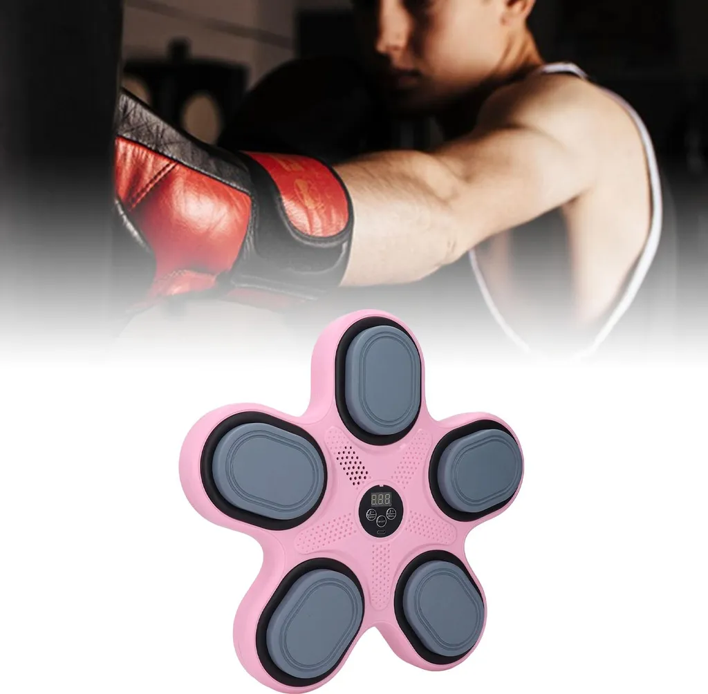 Entraînement de boxe à la maison machine musicale murale Bluetooth rose - 3