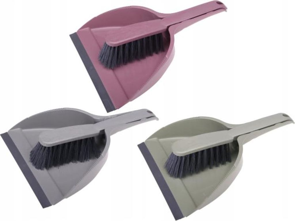 Schaufel mit Besen ECO Ravi – 100% Recyclingmaterial, Produktbild 