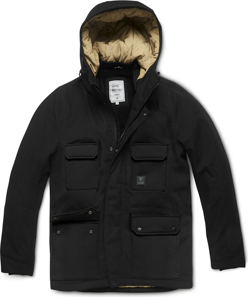 Vintage Industries Miles Jacke, schwarz, M