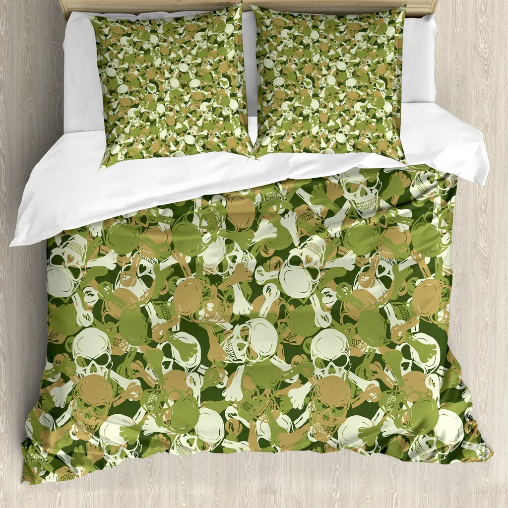 Copripiumino Moderno Camouflage ABAKUHAUS Matrimoniale Design
