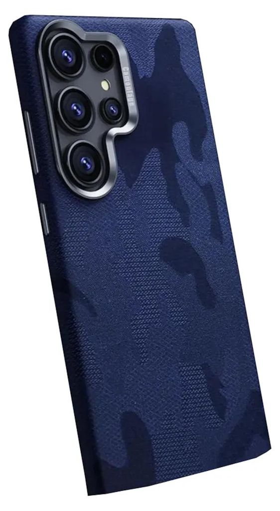 Handyhülle Backcover Samsung Galaxy S26 Ultra 5G Carmouflage Struktur Blau