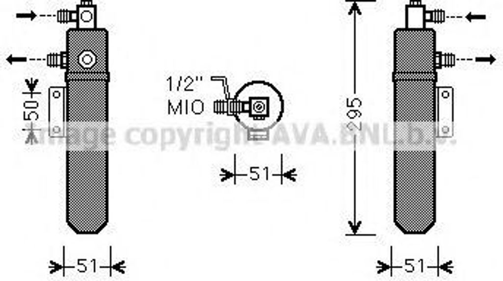 Trockner, Klimaanlage HIGHWAY AUTOMOTIVE 42033006