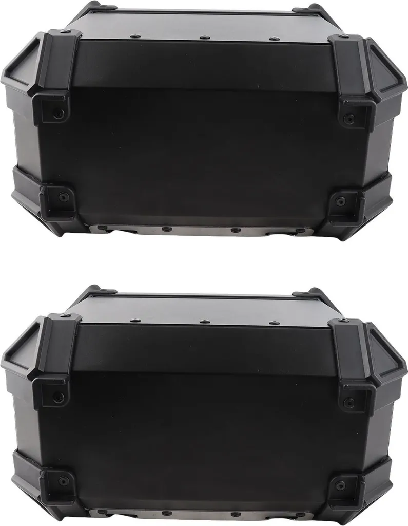 Valises rigides moto 18L en aluminium avec kit de fixation et verrous