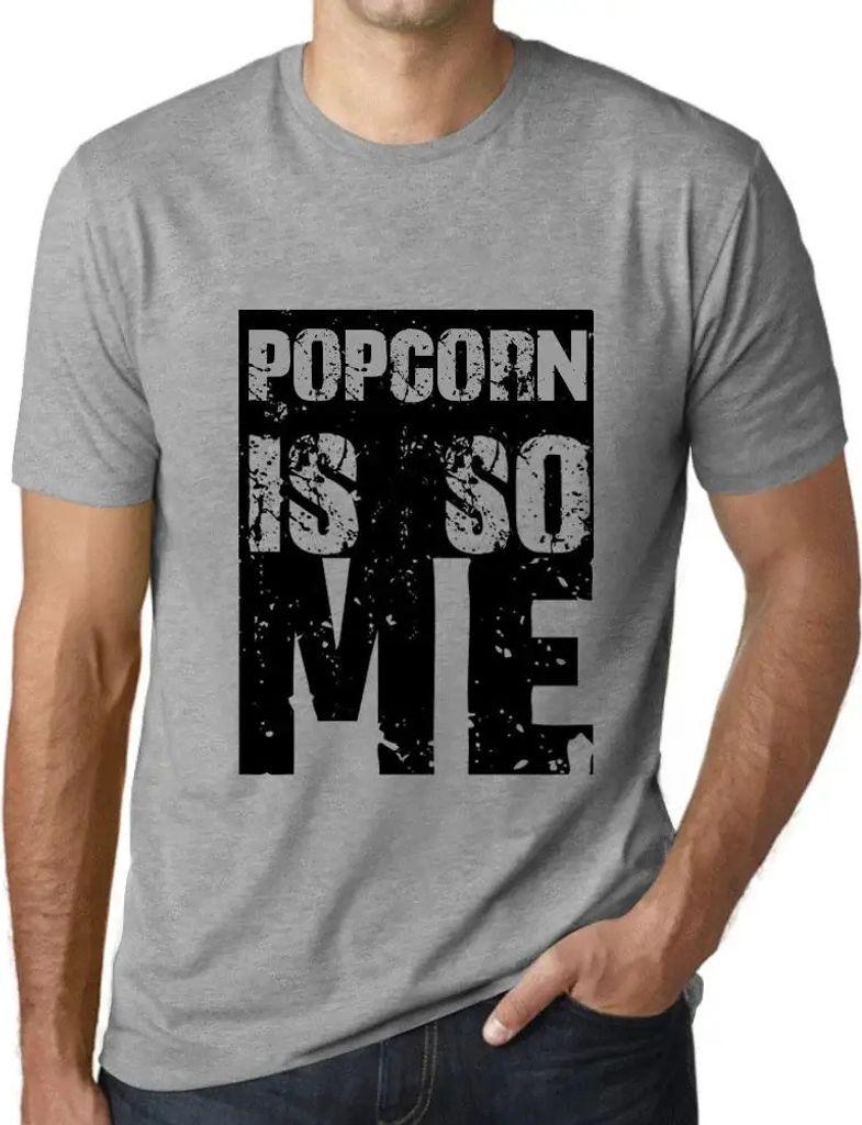 Herren Grafik T-Shirt Popcorn ist so mein Ding – Popcorn Is So Me – Öko-Verantwortlich Vintage Jahrgang Kurzarm Lustige Druck Geburtstag Gesch...