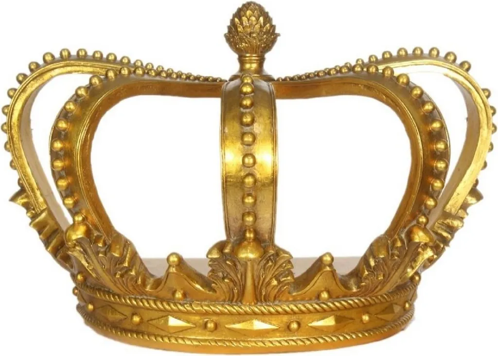Couronne décorative baroque or 55x33x38 cm Casa Padrino - Objet de luxe