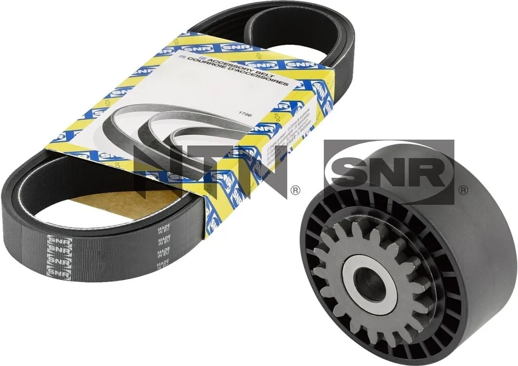 Kit courroie d'accessoire SNR KA855.34 pour stopper les sifflements