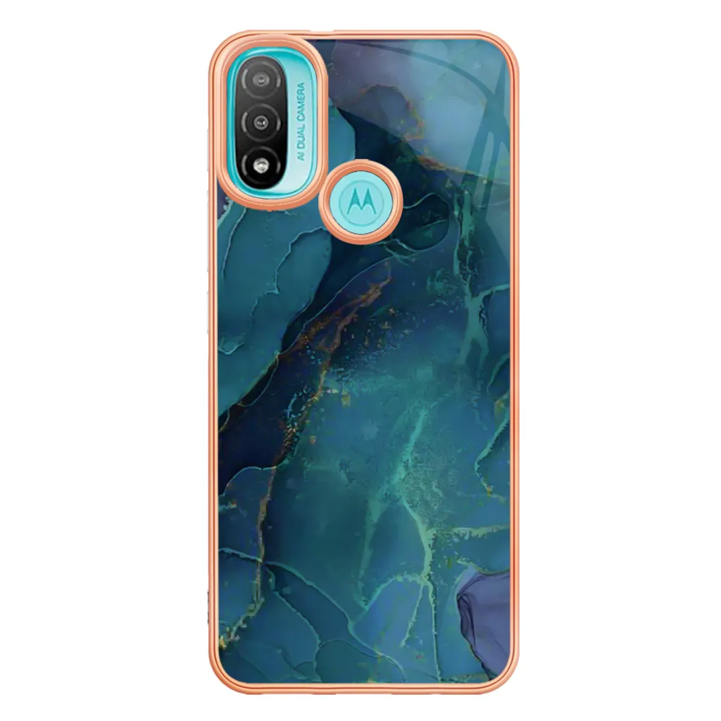 Offerta Cover Moto E20 E30 E40 - Custodia Silicone Verde Fantasia - 2