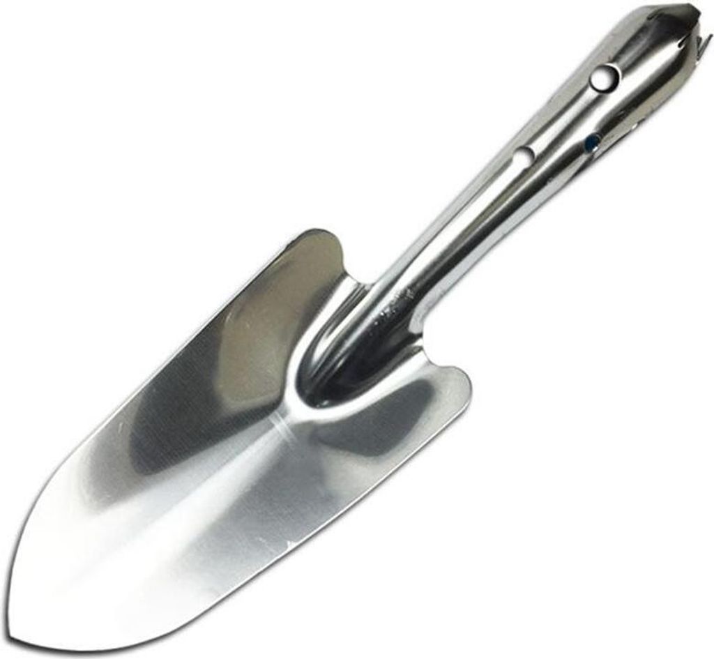 Outdoor Unkrautwerkzeug, Edelstahl, kleine Schaufel, Silber, Einheitsgröße, ideal zum Jäten beim Campen