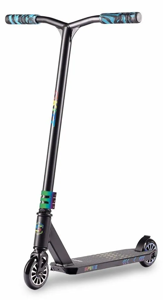 Trottinette SKITT SPIKE Arc-en-ciel - Deck Renforcé et Roues 110mm