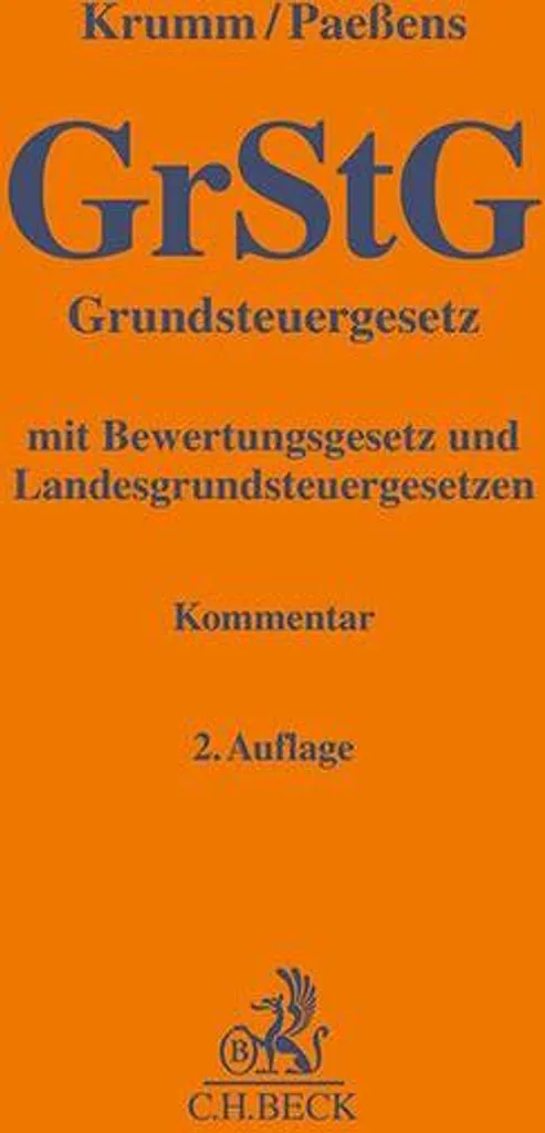 Grundsteuergesetz GrStG : Texte de loi annoté sur la taxe foncière 2024