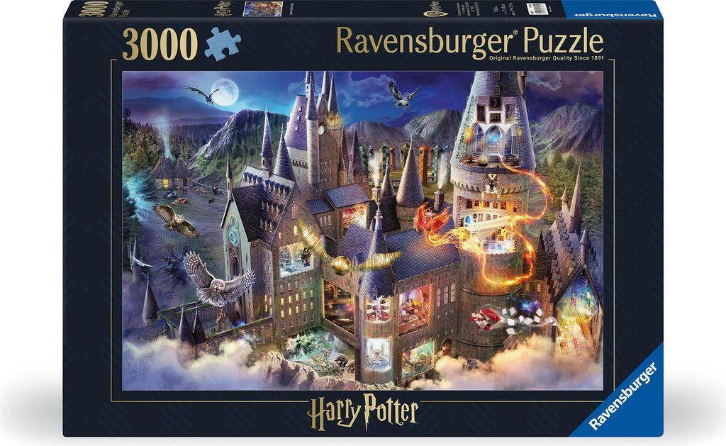 Ravensburger Wnętrze Hogwartu Układanka 3000 elementów Zdjęcie produktu 