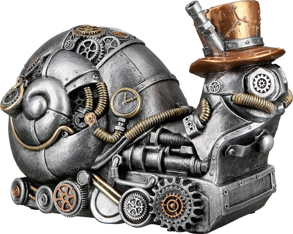 Rzeźba Gilde Poly "Steampunk Snail" VE 2 37692 Zdjęcie produktu 