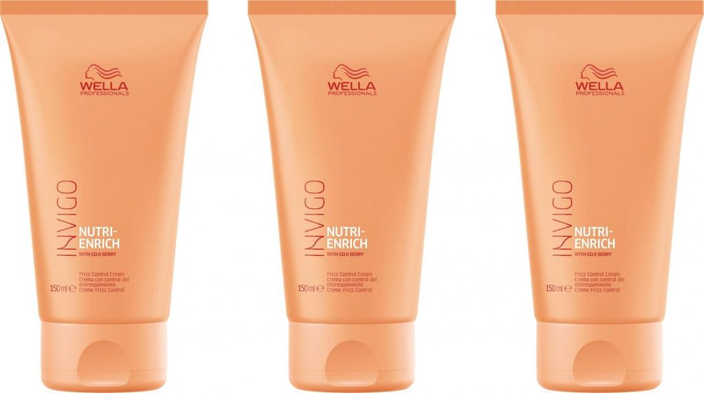 Invigo Nutri-Enrich Frizz Control Cream Leave-In 3x150 ml Produktbild 