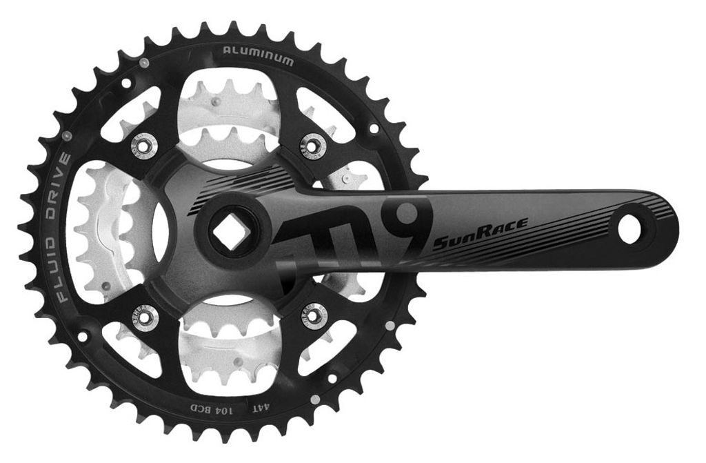 Korby FCM914 22-32-44T 175 mm czarny/srebrny Zdjęcie produktu 